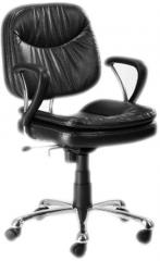 Stellar Office Chair in Black /Brown PU finish