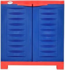 Supreme Fusion 01, Plastic Cabinet/Wardrobe For Storage Red Blue Plastic Cupboard
