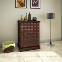 The Attic Sheesham Wood Solid Wood Bar Cabinet