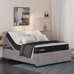 The Sleep Company Elev8 Smart Adjustable Recliner Bed with Frame| Bed Frame Queen Size Metal Queen Bed