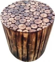 The Woods Hut Solid Wood Bar Stool