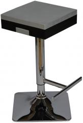 Ventura Bar Stool in Silver and Black Color