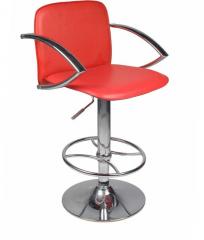 Ventura Bar Stool with Arms in Red Colour