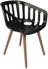 Ventura Stacking Chair in Black Colour