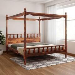 Vintej Home Sheesham Wood Solid Wood Queen Bed
