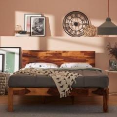 Wakefit Andromeda Sheesham Solid Wood Queen Bed