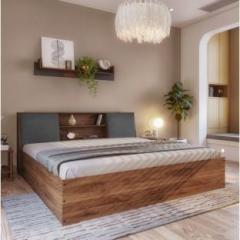 Wakefit Orion Upholstered Engineered Wood Queen Box Bed