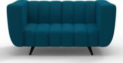 Wakeup India Mushy Premium Fabric Sofa Pocket Spring Cushion Polished Wood Leg 1Year Warranty Fabric 2 Seater Sofa