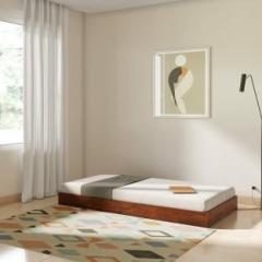 Woodstage Sheesham Wood Single Bed/Cot/Palang For Bedroom/Livingroom/Home Solid Wood Single Bed