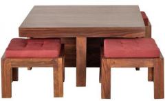 Woodsworth Andalusia Coffee Table Set in Provincial Teak Finish