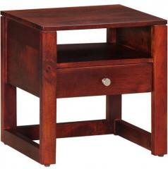 Woodsworth Barquisimeto Solid Wood Bed Side Table in Honey Oak Finish