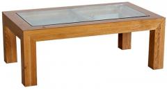 Woodsworth Belo Coffee & Centre Table in Natural Finish