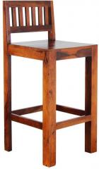 Woodsworth Cartagena Solid Wood Bar Chair in Colonial Maple Finish
