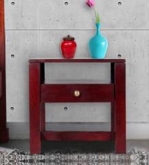 Woodsworth Connell Bed Side Table in Passion Mahogany Finish