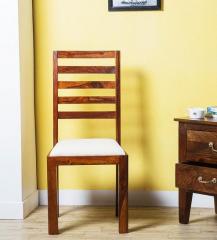 Woodsworth Dallas Solid Wood Dining Chair in Honey Oak Finish