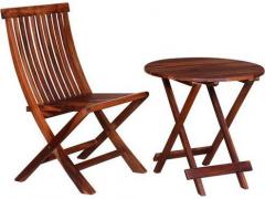 Woodsworth Ferguson Chair and Table Set in Provincial Teak Finish