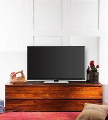 Woodsworth Freemont Entertainment Unit with 2 Drawers in Provincial Teak Finish