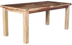Woodsworth Guayana Six Seater Dining Table in Natural Mango Wood Finish