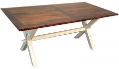 Woodsworth Kellogg Six Seater Dining Table in Colonial Maple Finish