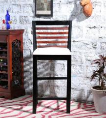 Woodsworth Lorenzo Bar Chair in Dual Tone Finish