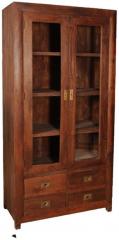 Woodsworth Mexico Solid Wood Book Case in Provincial Teak Finish