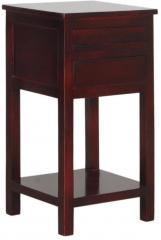 Woodsworth Olympus Bed Side Table in Passion Mahogany Finish