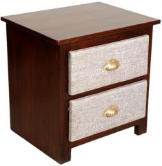 Woodsworth Panama City Bed Side Table in Colonial Maple Finish