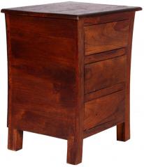 Woodsworth Porto Alegre Bed Side Table in Colonial Maple Finish