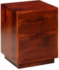 Woodsworth Quito Bedside Table in Colonial Maple Finish