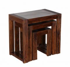 Woodsworth Quito Set Of Tables in Brown finish
