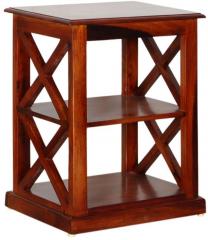 Woodsworth Rio Solid Wood End table in Colonial Maple finish