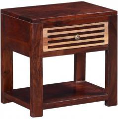 Woodsworth Rochester Bed Side Table in Dual Tone Finish