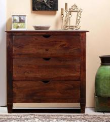 Woodsworth Rosholt Chest of Three Drawers in Provincial Teak Finish