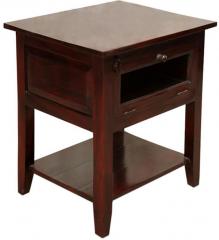 Woodsworth Salvador Bed Side Table in Passion Mahogany Finish