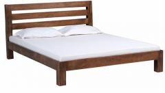 Woodsworth Torreon Solid Wood King Size Bed in Provincial Teak Finish