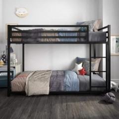 Worldwood Bunk Bed for Kids, Metal Frame with Ladder Metal Bunk Bed