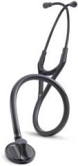 3m Littmann Master Cardiology Stethoscope, Black Plated Chestpiece and Eartubes, Black Tube, 27 inch, 2161 Master Cardiology Stethoscope