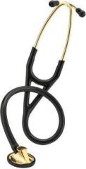 3m Littmann Master Cardiology Stethoscope, Brass Finish Chestpiece, Black Tube, 27 inch, 2175 Fetal Stethoscope