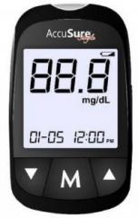 Accusure Simple Blood Glucose Monitoring With 25 Strips Glucometer