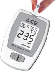 Ace Glucometer Kit with 50 Blood Glucose Test Strips Glucometer