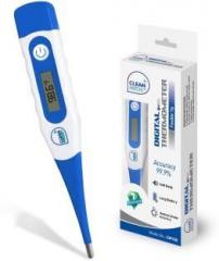 Clean Meds CM1001 Flexible Tip Digital Thermometer, CE, FDA ROHS Certified, Trusted by Doctors, High Quality, Made In India Thermometer