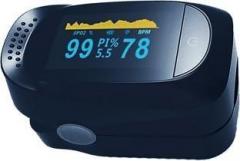 Creto FDA Approved Finger Tip Pulse Oximeter with LED Display, Hi or Low Spo2, Pulse Rate Indicator with Visual Alarm and Auto Power Off Feature Pulse Oximeter