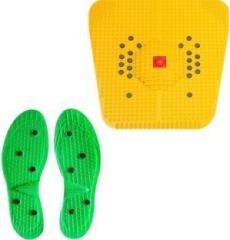 Deltakart DG16 Acupressure Bio Magnetic Foot Mat for Stress and Pain relief With Yoko Polyplastics Sole Height Increase Reflexology Device Massager