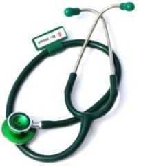 Dr. Head Excel Shine Aluminum Head Stethoscope for Students Medical And Doctors Green Acoustic Stethoscope