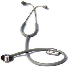 Dr. Head Single Head Aluminum Stethoscope For All Grey Stethoscope Cardiology Stethoscope