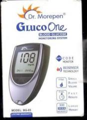 Dr. Morepen Dr. Morepen Gluco One BG03 Blood Glucose Monitoring System With 25 test strips free Glucometer