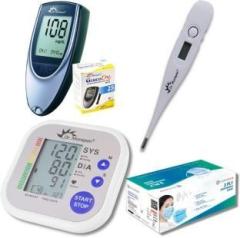 Dr. Morepen Dr Morepen HealthCare Appliance Combo with Free AtomShield 3ply mask Glucometer
