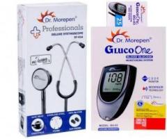 Dr. Morepen ST 01A Stethoscope, strips, Gluco Stethoscope