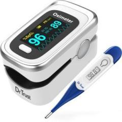 Dr. Trust NL 50D Finger tip Oxymeter Spo2 respiratory rate check 213 With Free Thermometer Pulse Oximeter