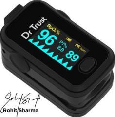 Dr. Trust Signature Series FingerTip with AUDIO VISUAL ALARM water resistant Pulse Oximeter
